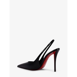Miss Z patent leather slingback décolleté