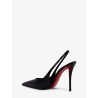 Miss Z patent leather slingback décolleté