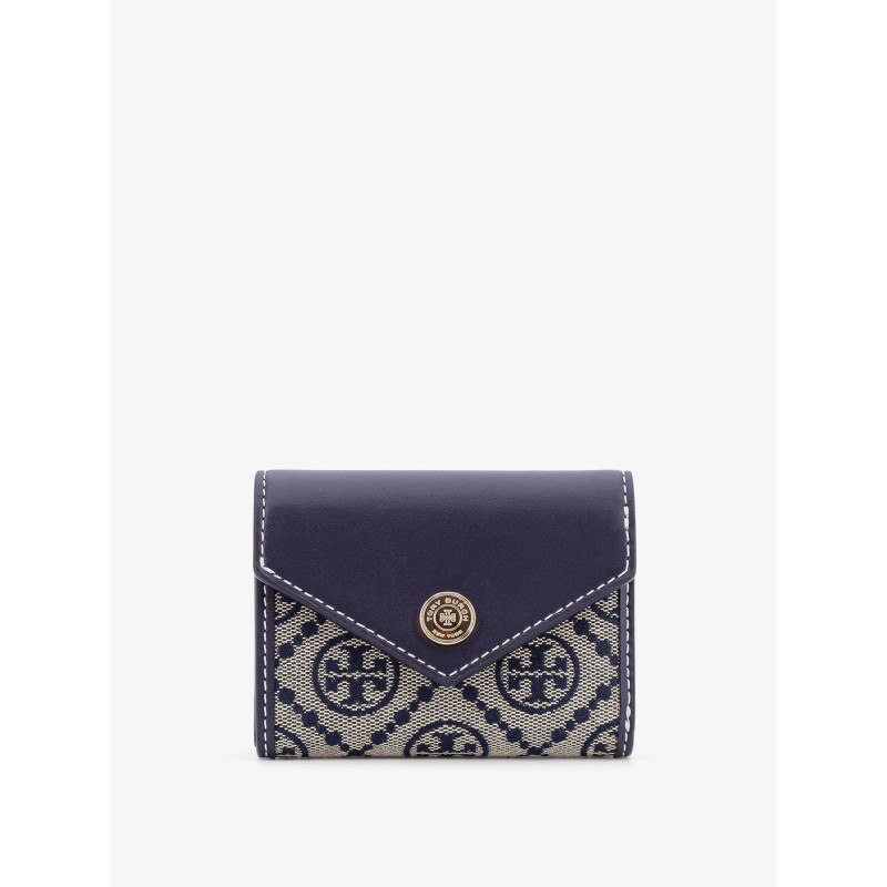 T Monogram Envelope leather and T monogram fabric wallet