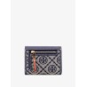 T Monogram Envelope leather and T monogram fabric wallet