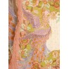 Indra cotton and silk mini dress