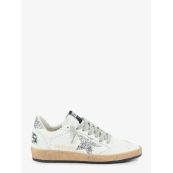 Ballstar leather sneakers with iconic glitter logo on the side