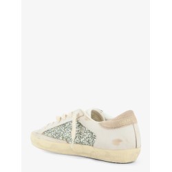 Superstar leather sneakers with all-over glitter pattern