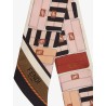 Wrappy multicolor silk bandeau