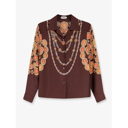 Informal silk shirt