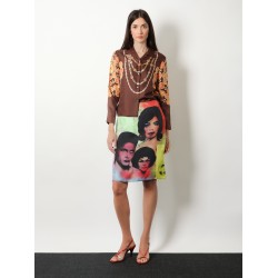 Informal silk shirt
