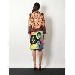 Informal silk shirt