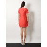 Wool and silk blend short dress