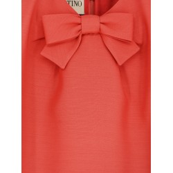 Wool and silk blend short dress