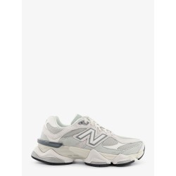 U90602 mesh and suede sneakers with embroidered logo