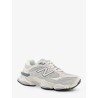 U90602 mesh and suede sneakers with embroidered logo