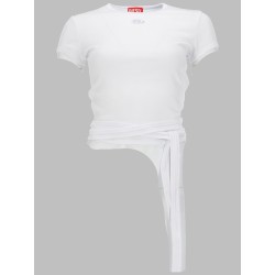 T-SHIRT A COSTINE CON LACCI