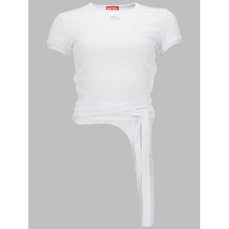 T-SHIRT A COSTINE CON LACCI