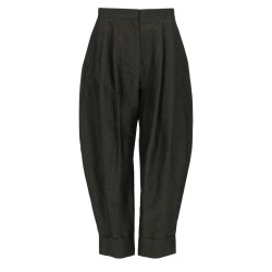 PANTALONE "CLOE" IN LINO E COTONE