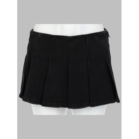 SKORT A PIEGHE IN DENIM