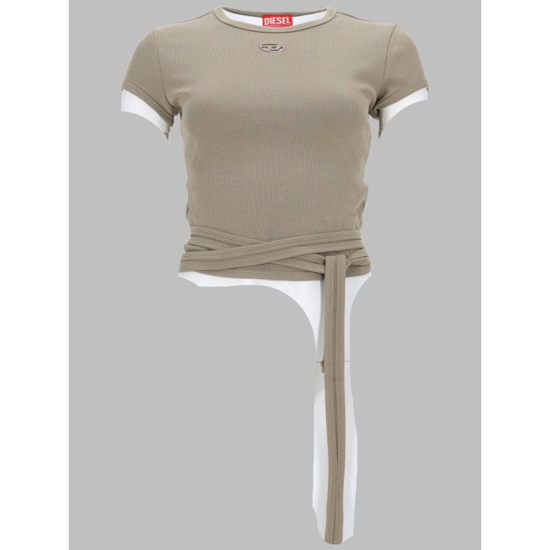 T-SHIRT A COSTINE CON LACCI