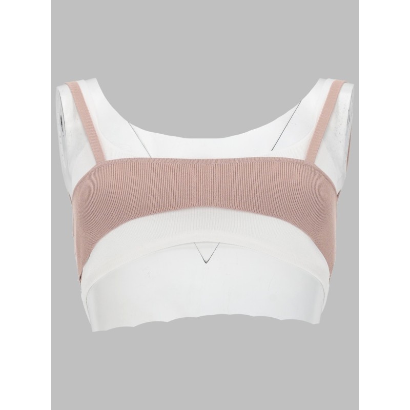 TOP BRA CON EFFETTO SOVRAPPOSTO