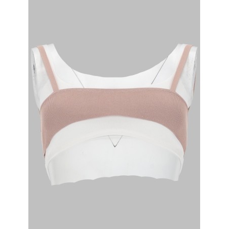 TOP BRA CON EFFETTO SOVRAPPOSTO