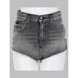 SHORTS IN DENIM CON ORLI SFRANGIATI