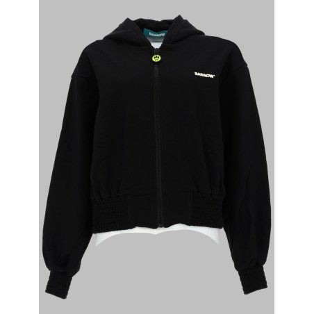 FELPA CON ZIP E CAPPUCCIO