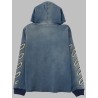 FELPA IN DENIM CON DETTAGLI "DIAG"