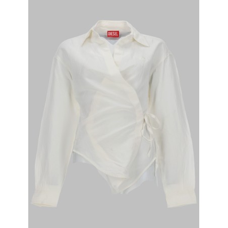 CAMICIA CON CHIUSURA A PORTAFOGLIO