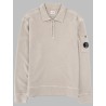 FELPA CON COLLETTO POLO E ZIP