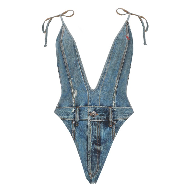 COSTUME INTERO EFFETTO DENIM