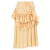 GONNA DRAPPEGGIATA CON RUCHES