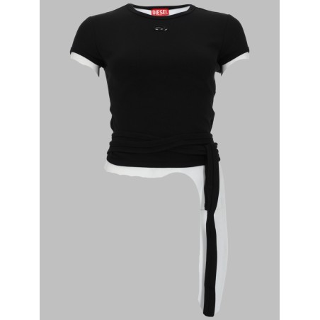 T-SHIRT A COSTINE CON LACCI