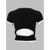 T-SHIRT A COSTINE CON LACCI