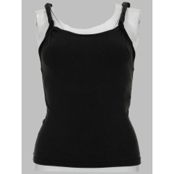 TANK TOP CON SPALLINE ARROTOLATE