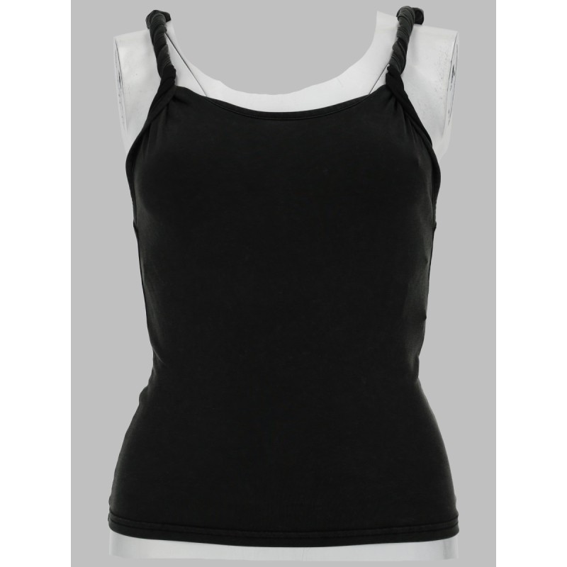 TANK TOP CON SPALLINE ARROTOLATE