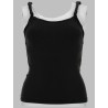 TANK TOP CON SPALLINE ARROTOLATE