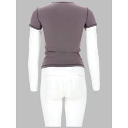 T-SHIRT CON STAMPA A CUORE E BORCHIE