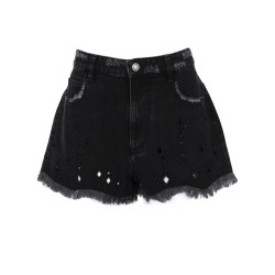 SHORTS "AECIA" CON RICAMI