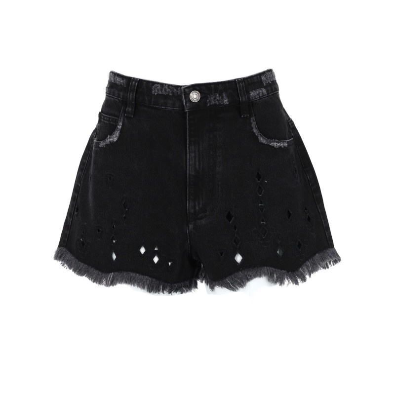 SHORTS "AECIA" CON RICAMI