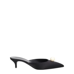 MULE IN SETA CON PERLA
