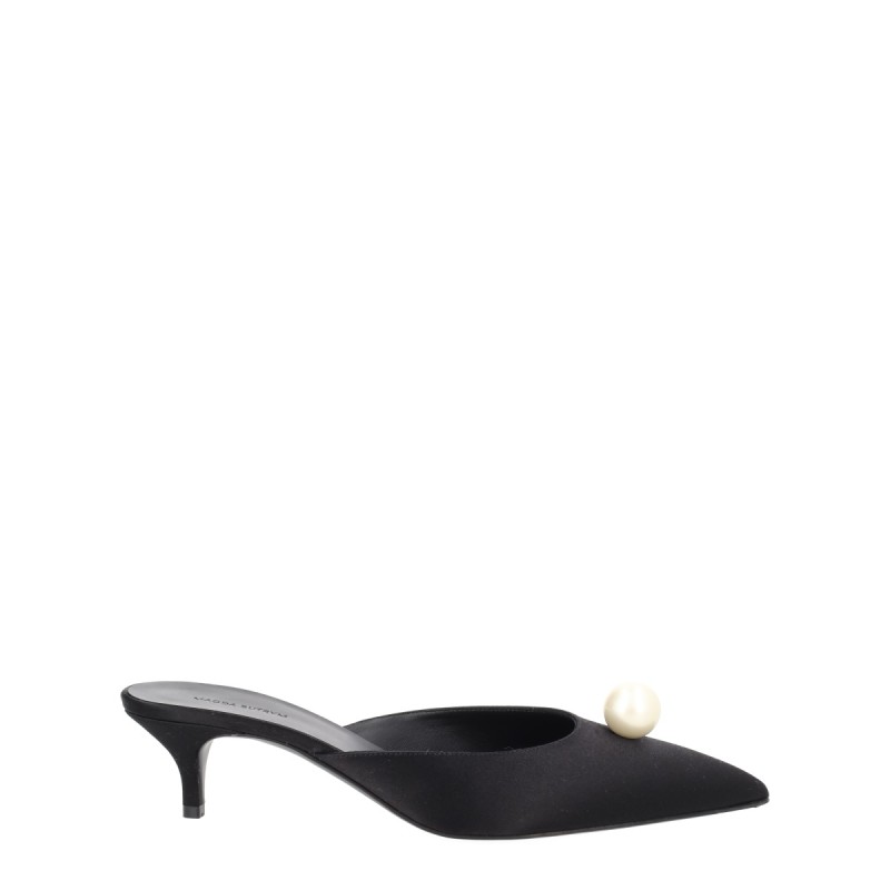 MULE IN SETA CON PERLA