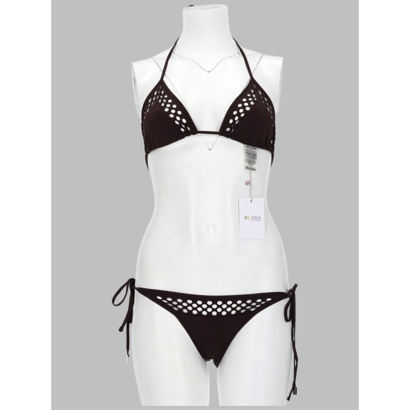 BIKINI "IL PRIMO BAGNO" IN LYCRA TRAFORATA