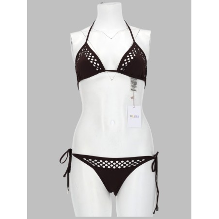 BIKINI "IL PRIMO BAGNO" IN LYCRA TRAFORATA