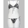 BIKINI "IL PRIMO BAGNO" CON STAMPA ANIMALIER