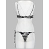 BIKINI "IL PRIMO BAGNO" CON STAMPA ANIMALIER