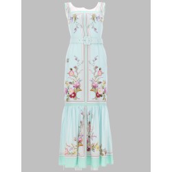 ABITO MIDI CON STAMPA FLOREALE