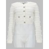 CARDIGAN TRAFORATO CON STRASS