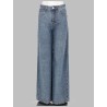 JEANS CON STRASS EFFETTO COCCODRILLO
