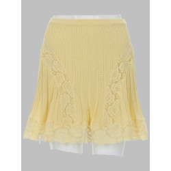 MINIGONNA IN MAGLIA TRAFORATA