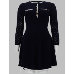 MINI ABITO IN MAGLIA CON FIOCCO