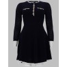 MINI ABITO IN MAGLIA CON FIOCCO