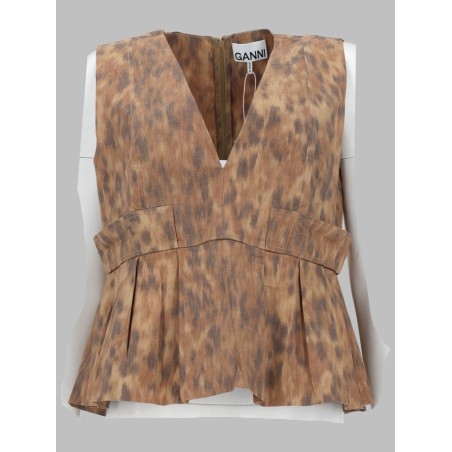 BLUSA IN COTONE CON STAMPA